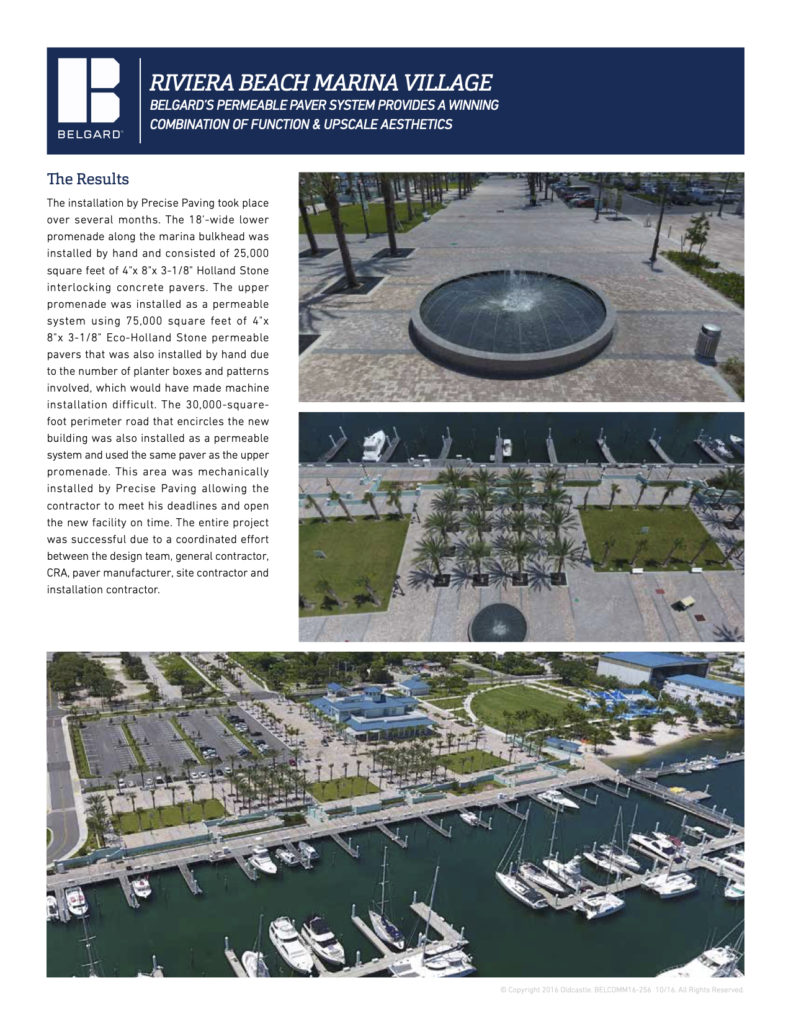 Permeable Interlocking Precise Paving